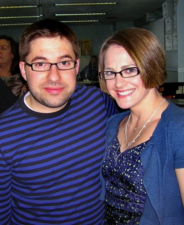 Omri Schein and his girlfriend Elizabeth Photo