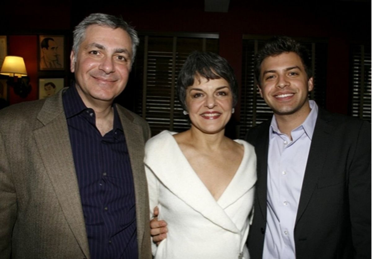 Vinny Fanuele, Priscilla Lopez and Alex Fanuele at 