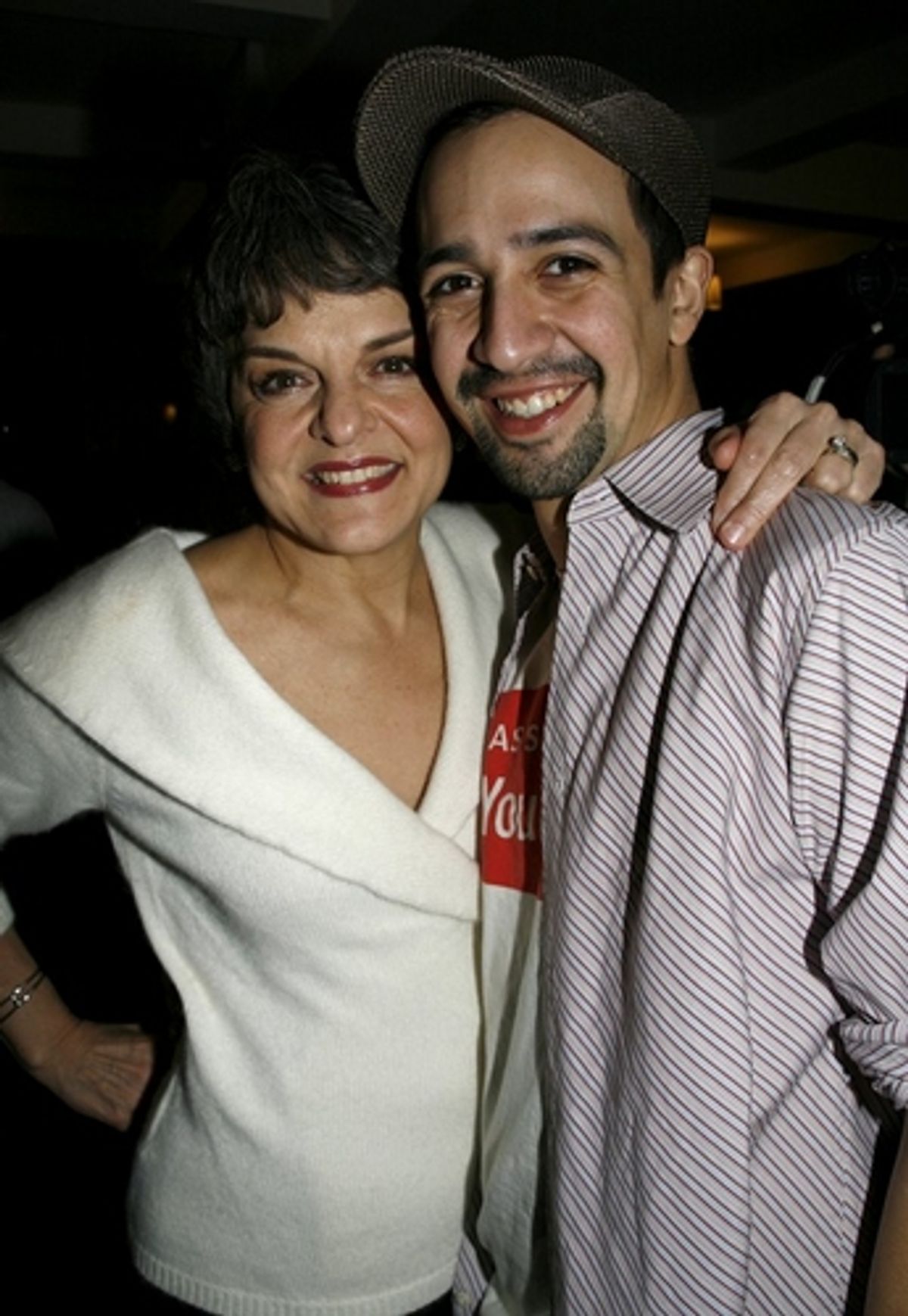 Priscilla Lopez and Lin-Manuel Miranda at 