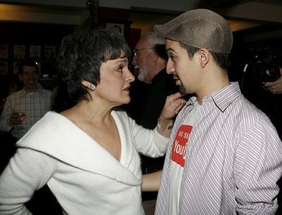 Priscilla Lopez and Lin-Manuel Miranda Photo
