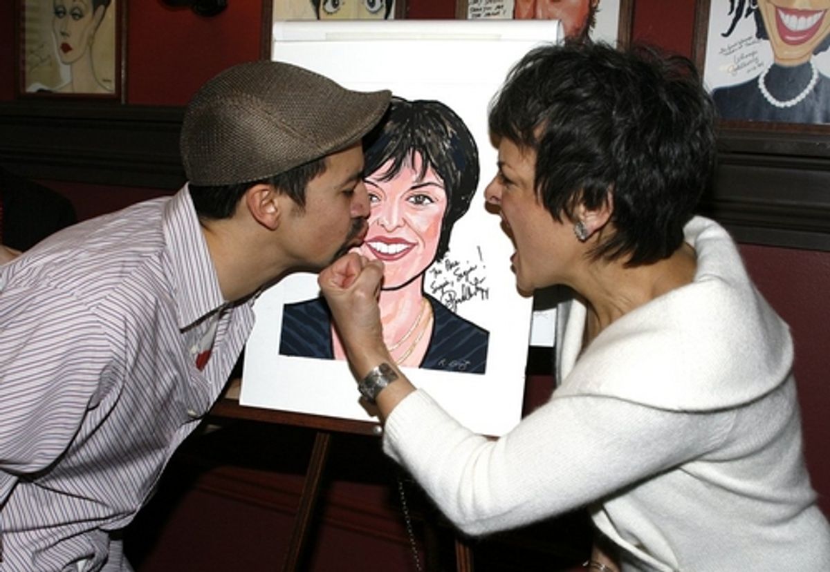 Priscilla Lopez and Lin-Manuel Miranda at 