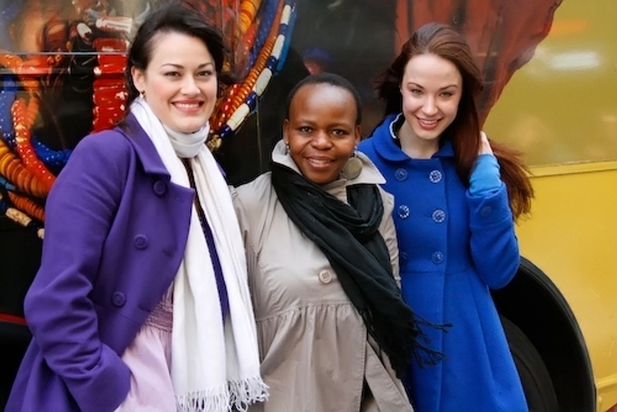 Ashley Brown, Tshidi Manye, and Sierra Boggess at 