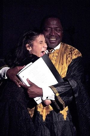 Ahmaya Knoelle Higginson and Chuck Cooper Photo