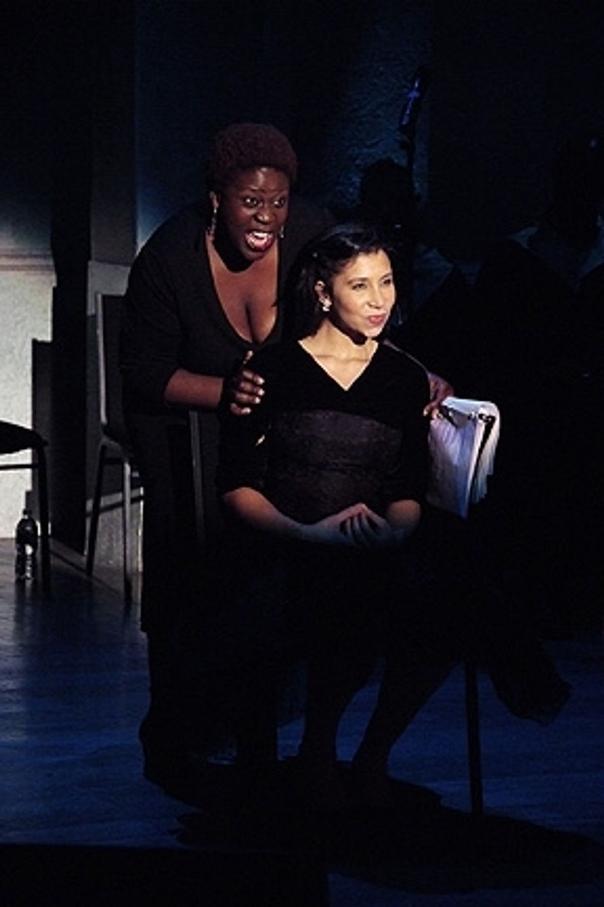 Capathia Jenkins and Ahmaya Knoelle Higginson at Amas Musical Theatre Honors Rashad