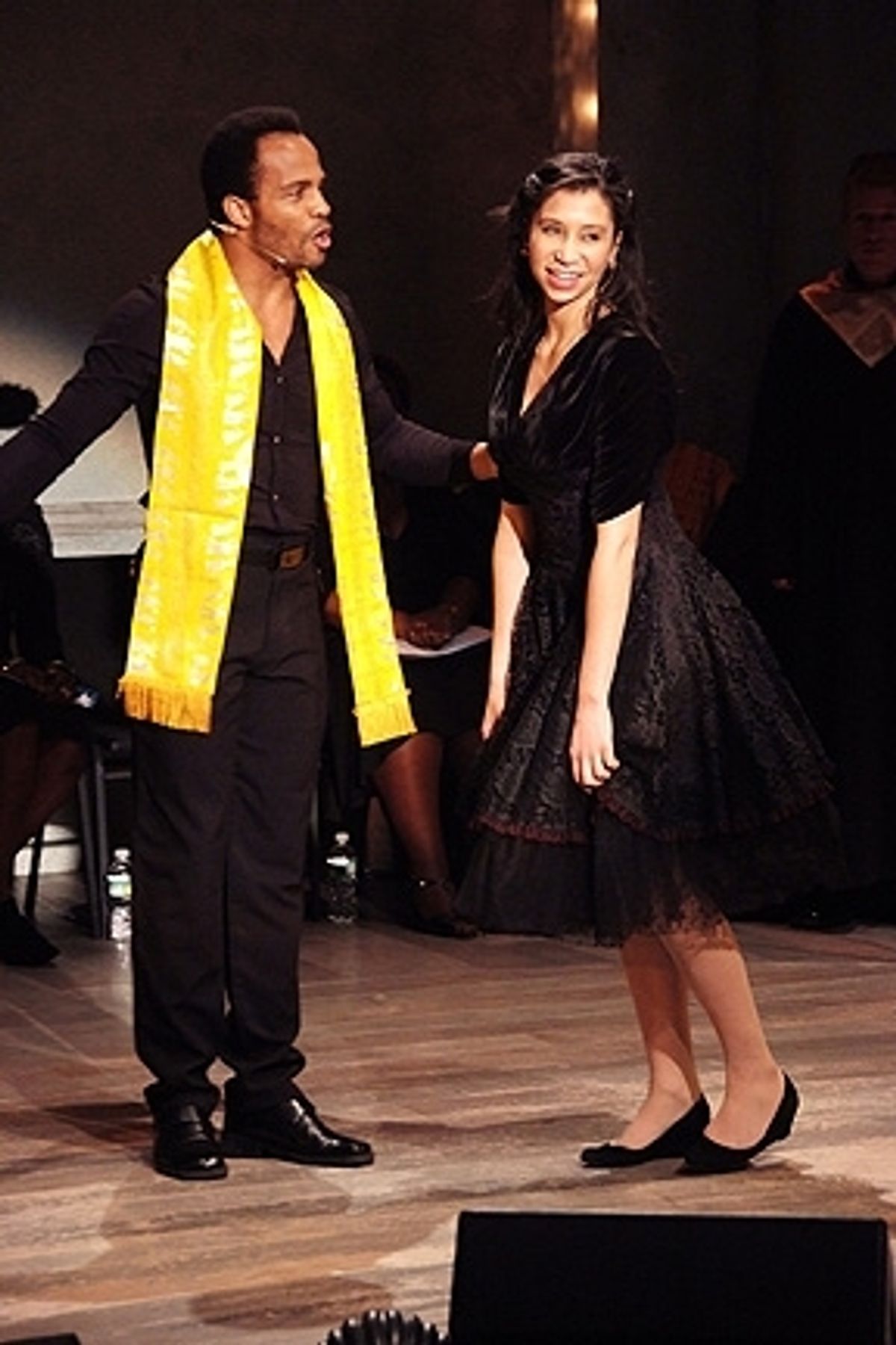 James Harkness and Ahmaya Knoelle Higginson at Amas Musical Theatre Honors Rashad