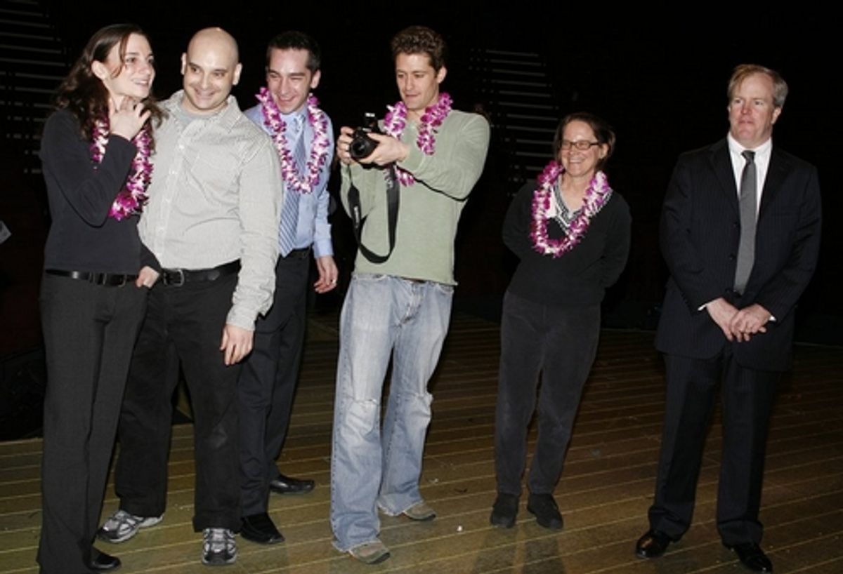 Laura Griffith and Matthew Morrison at 