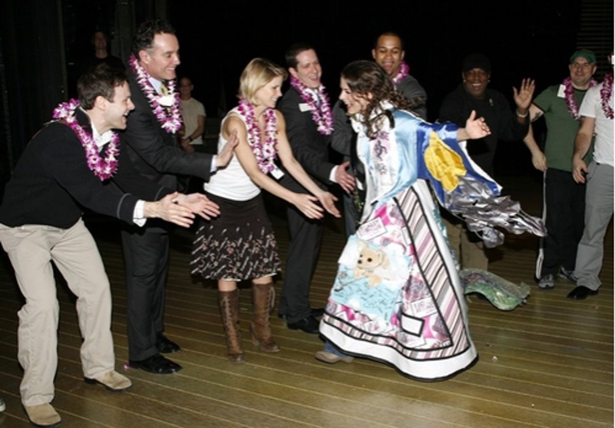 Laura Griffith and Kelli O'Hara at 