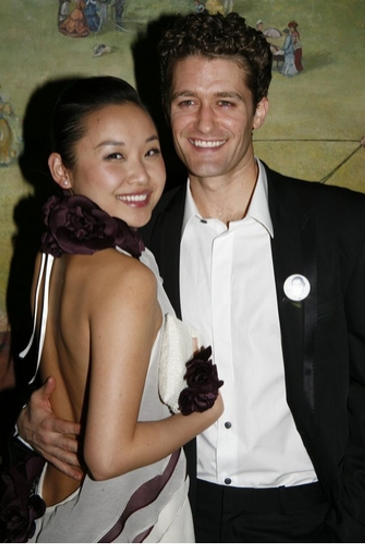 Li Jun Li and Matthew Morrison at 