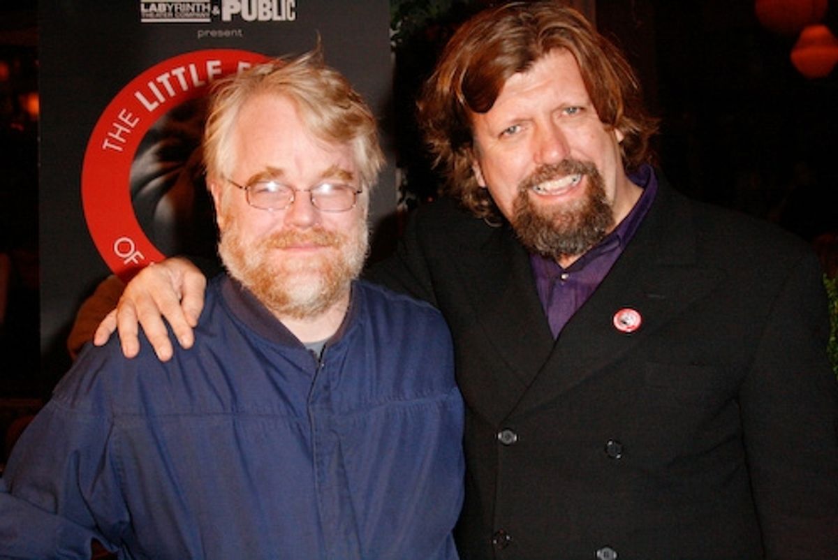 Philip Seymour Hoffman and Oskar Eustis at 
