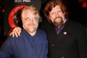 Philip Seymour Hoffman and Oskar Eustis @ BroadwayWorld Philip Seymour Hoffman and Oskar Eustis Photo