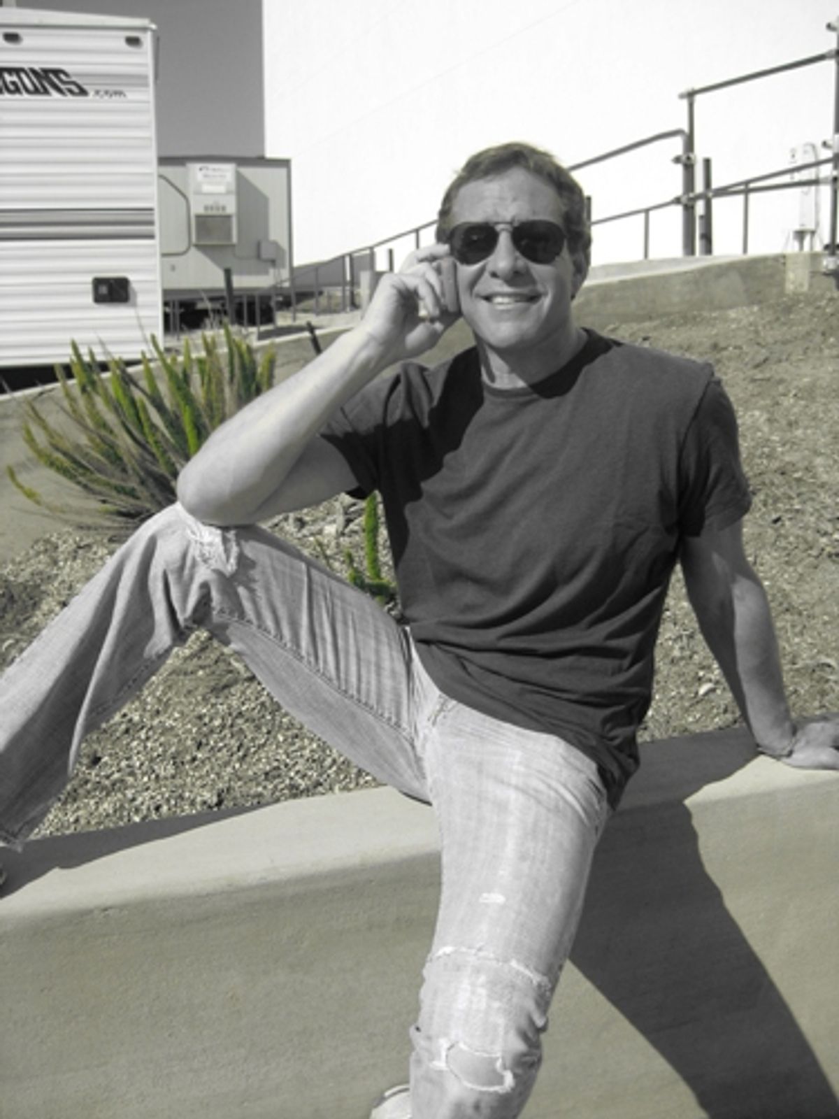 Marissa Jaret Winokur: 'A parting shot of Steve Guttenberg.
Goodbye to the Gute! He was well loved on the set!'
 at 