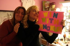 OK - so now it's my neighbors, family and
Laura Bell Bundy who have signs! Who else out there? @ BroadwayWorld OK - so now it's my neighbors, family and
Laura Bell Bundy who have signs! Who else Photo