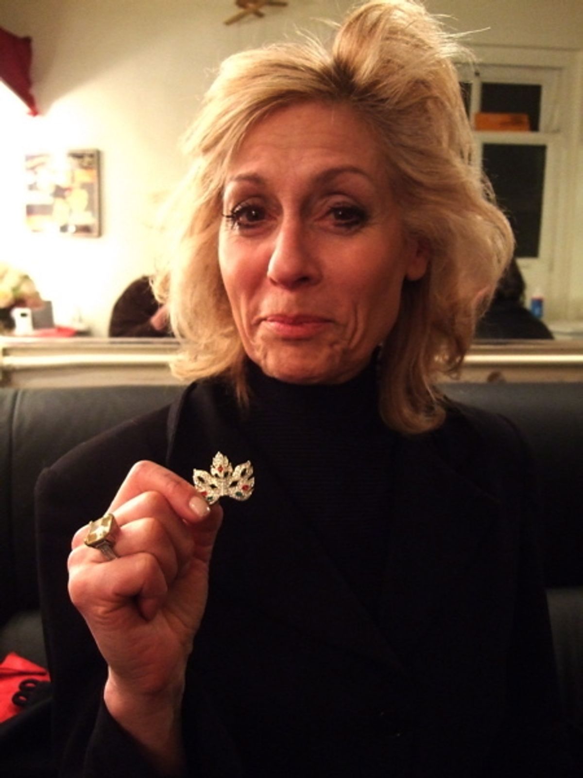 Judith Light showed up on my dressing room door having caught a performance this week. She was simply adorable as she kept bursting out in tears when discussing the show. What a doll! Other celebs spotted this week were Bill Murray and... at 