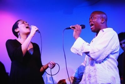 Cassondra Kellam and Tituss Burgess
 Photo