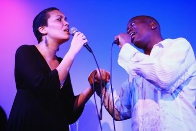 Cassondra Kellam and Tituss Burgess
 Photo