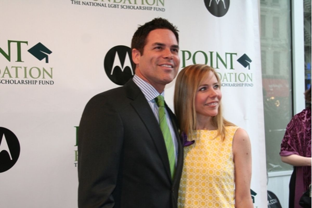 Jorge Valencia and Kerry Butler at Point Foundation Honors the Arts