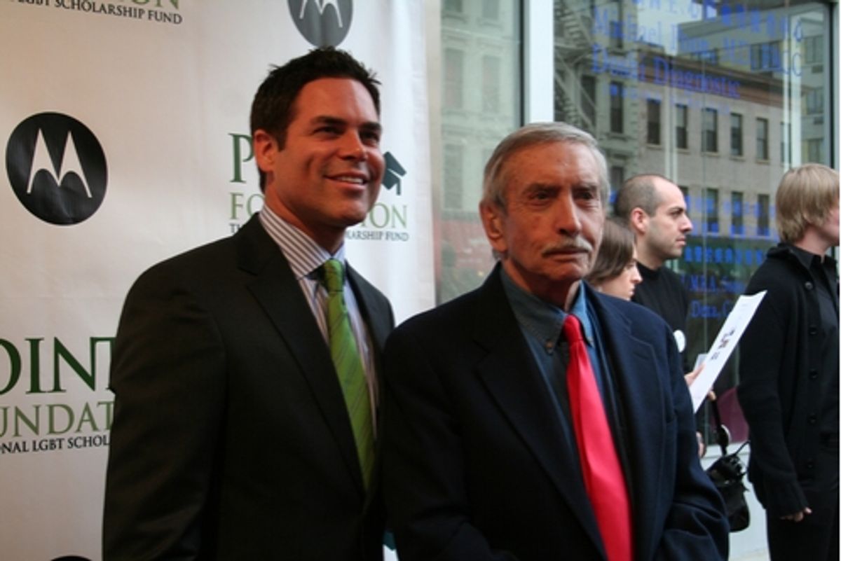 Jorge Valencia and Edward Albee at Point Foundation Honors the Arts