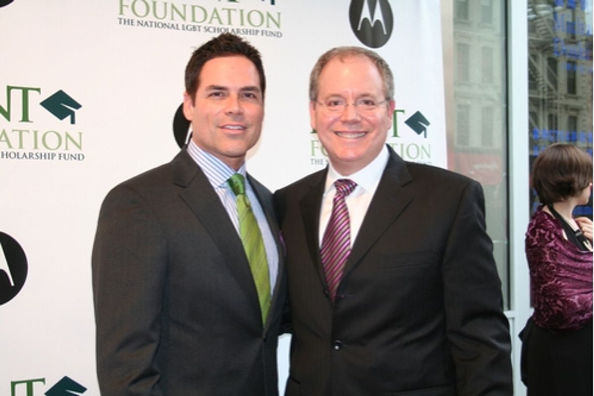 Jorge Valencia and Judge David Young at Point Foundation Honors the Arts