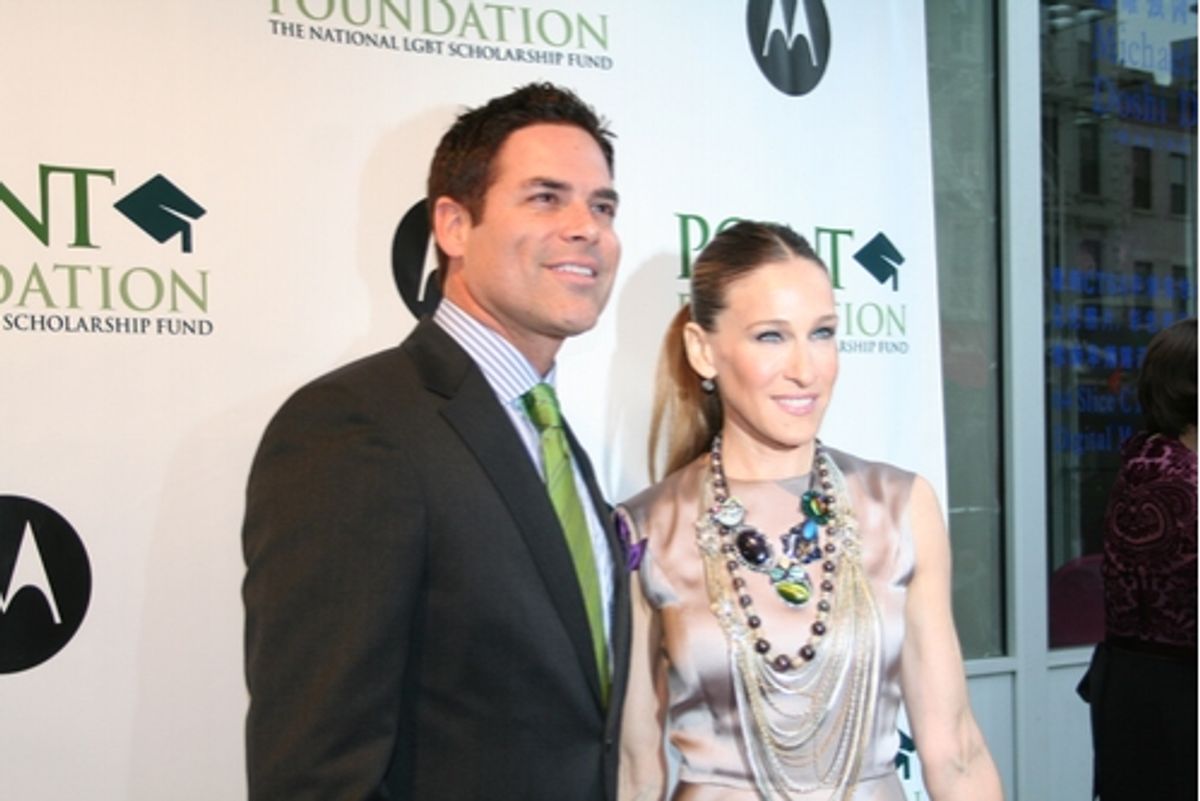 Jorge Valencia and Sarah Jessica Parker
 at 