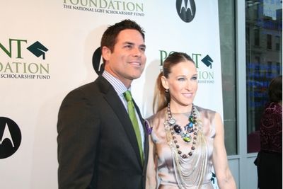 Jorge Valencia and Sarah Jessica Parker
 Photo