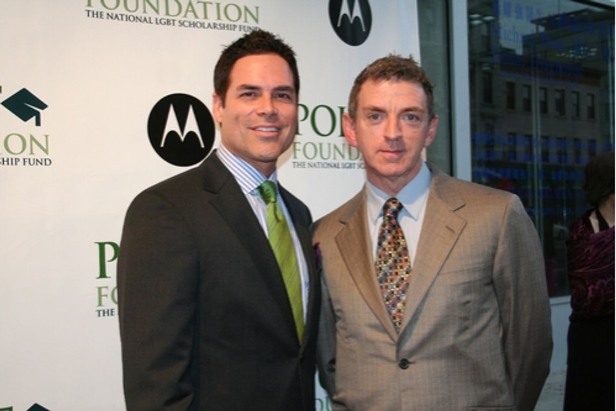Jorge Valencia and Carson Kressley at 