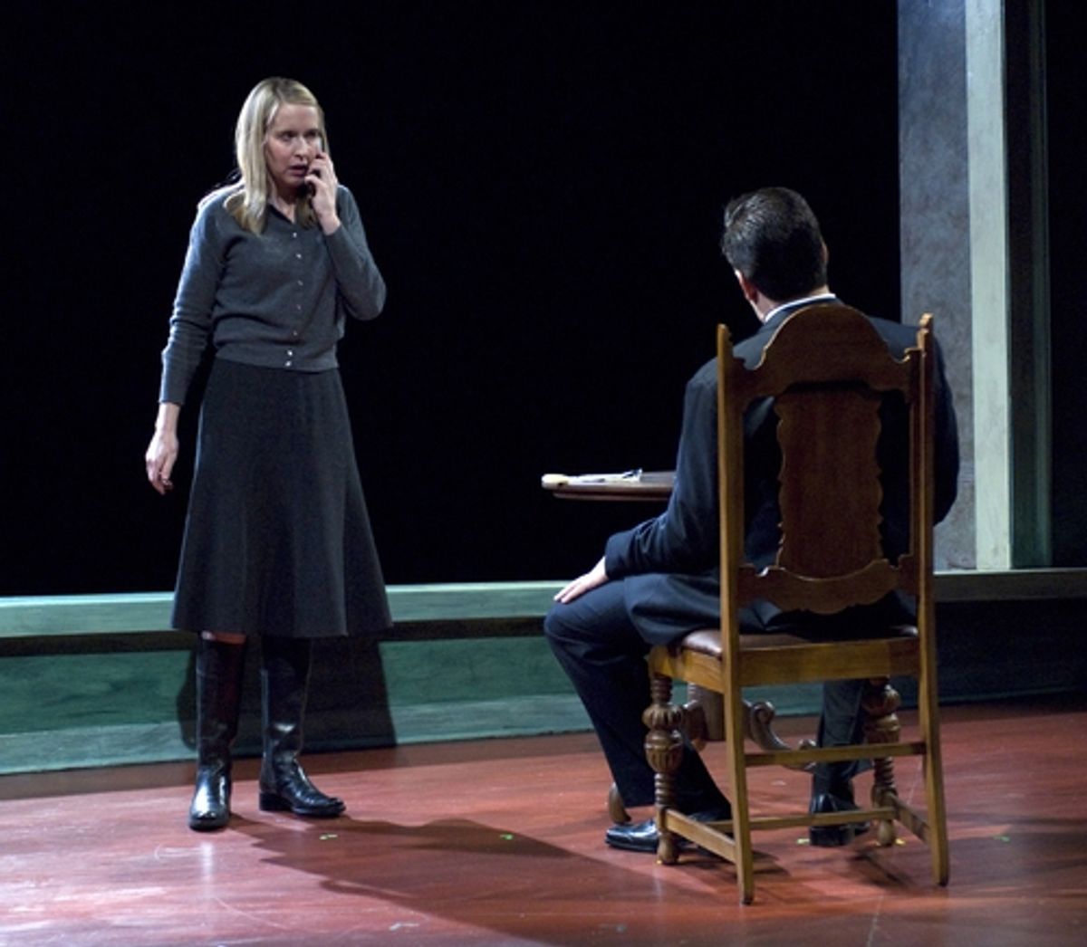 Polly Noonan and Mark Grapey at 