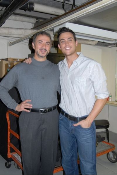 Paul Schoeffler and Cheyenne Jackson
 Photo