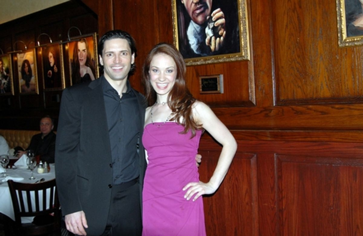 Sean Palmer and Sierra Boggess
 at 