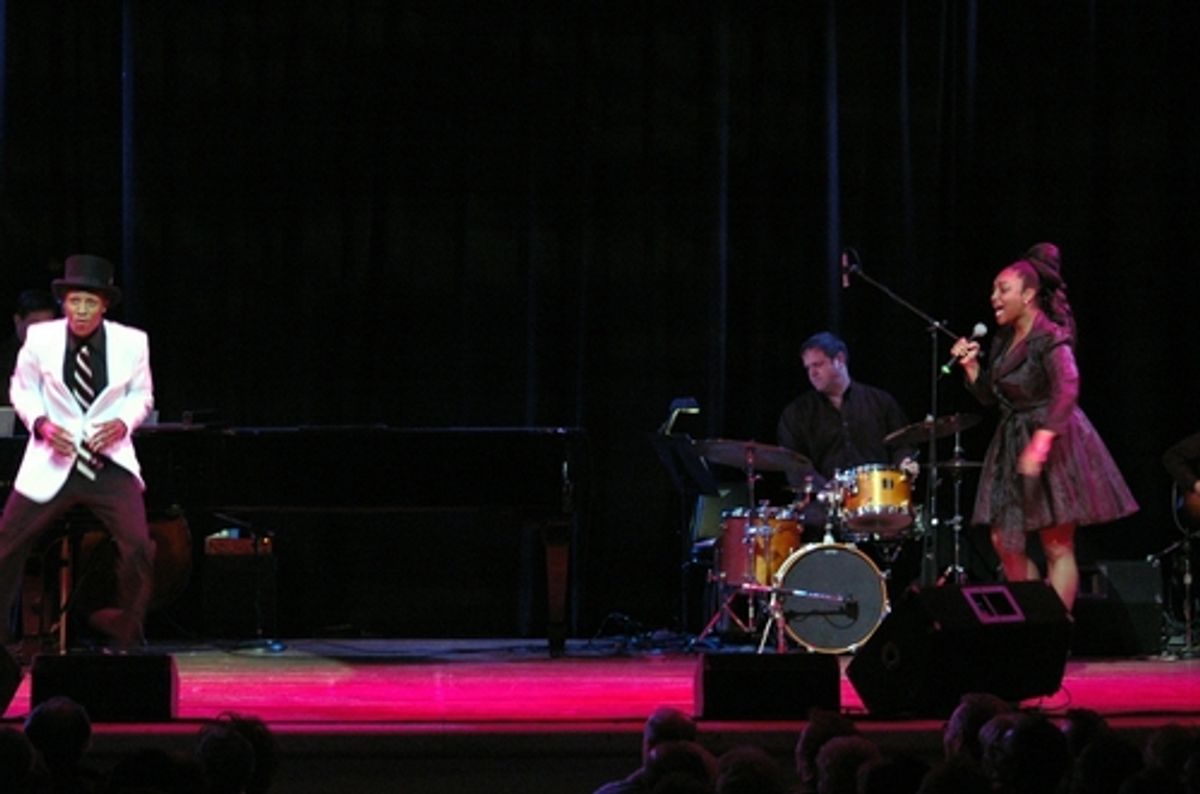 Kendrick Jones and Natalie Venetia Belcon
 at 