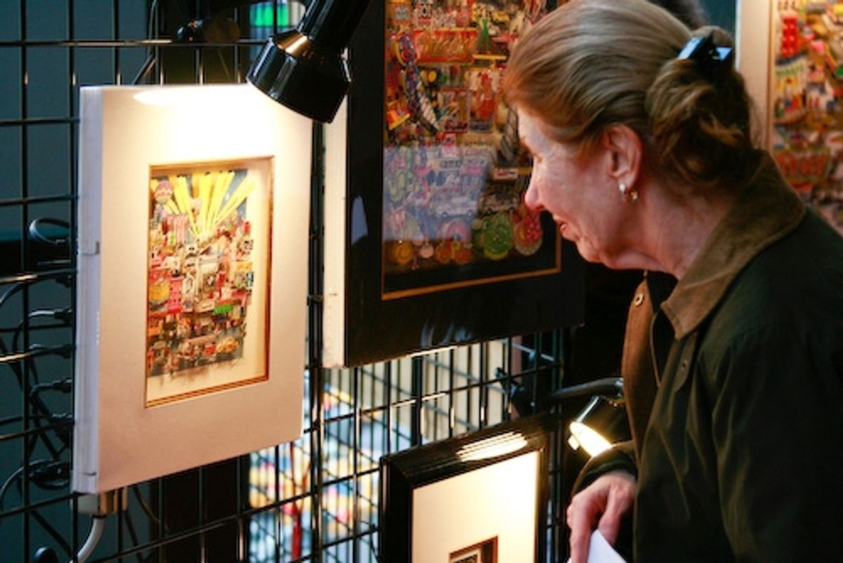 The work of Charles Fazzino at Charles Fazzino Exhibition at The Minskoff