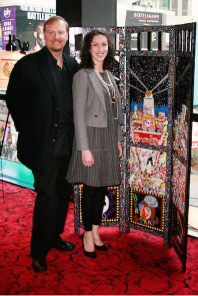 Charles Fazzino and Rebecca Velazquez
 Photo