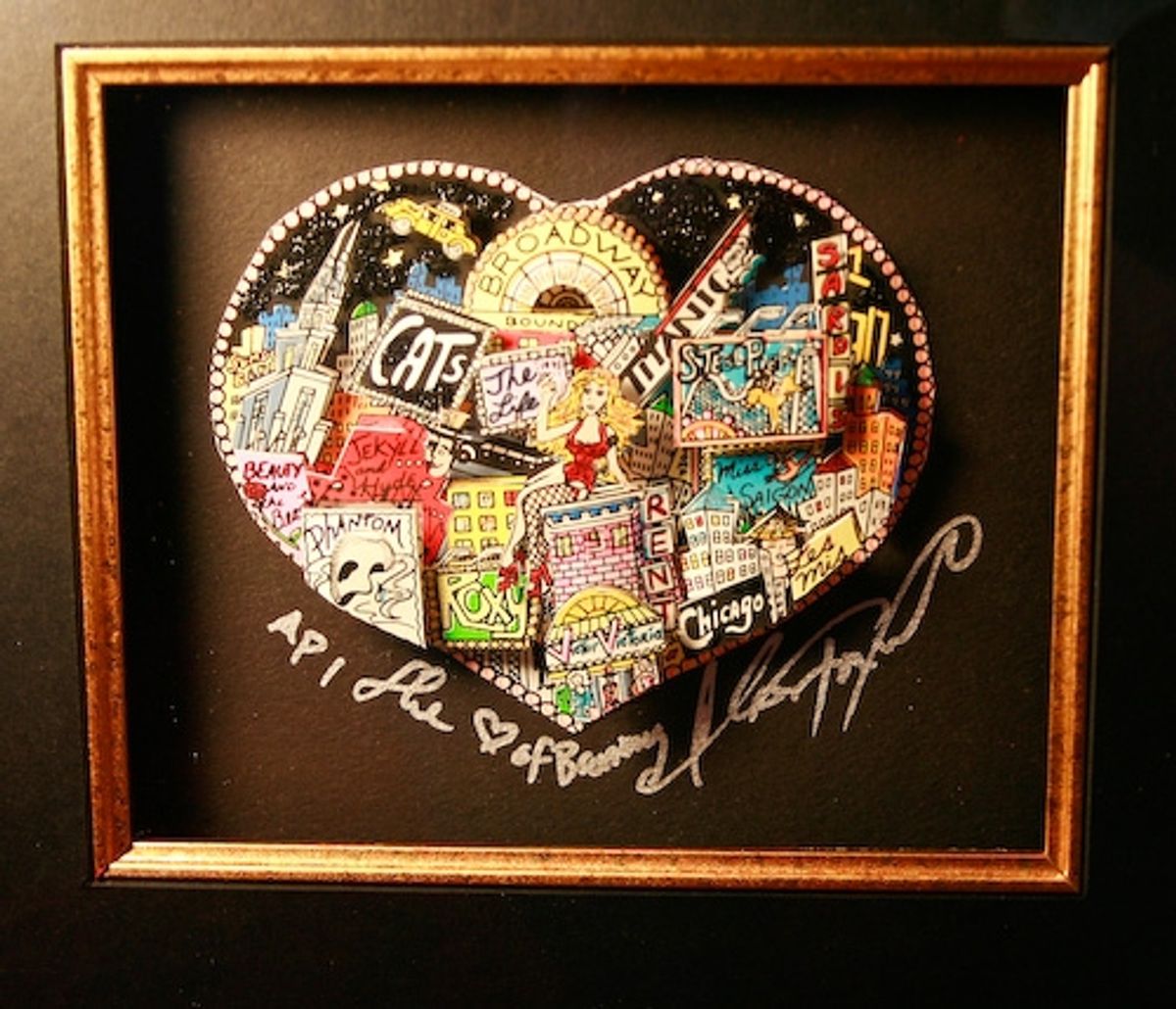 The work of Charles Fazzino at Charles Fazzino Exhibition at The Minskoff