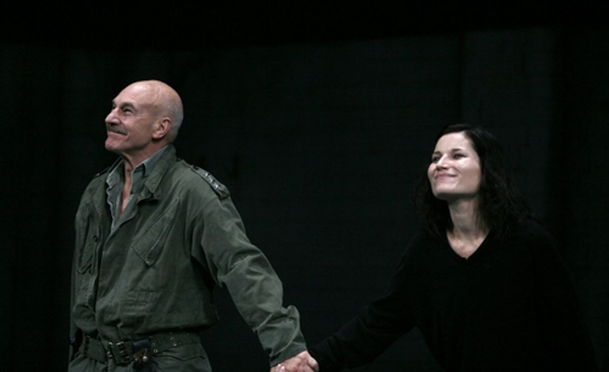 Patrick Stewart and Kate Fleetwood at 