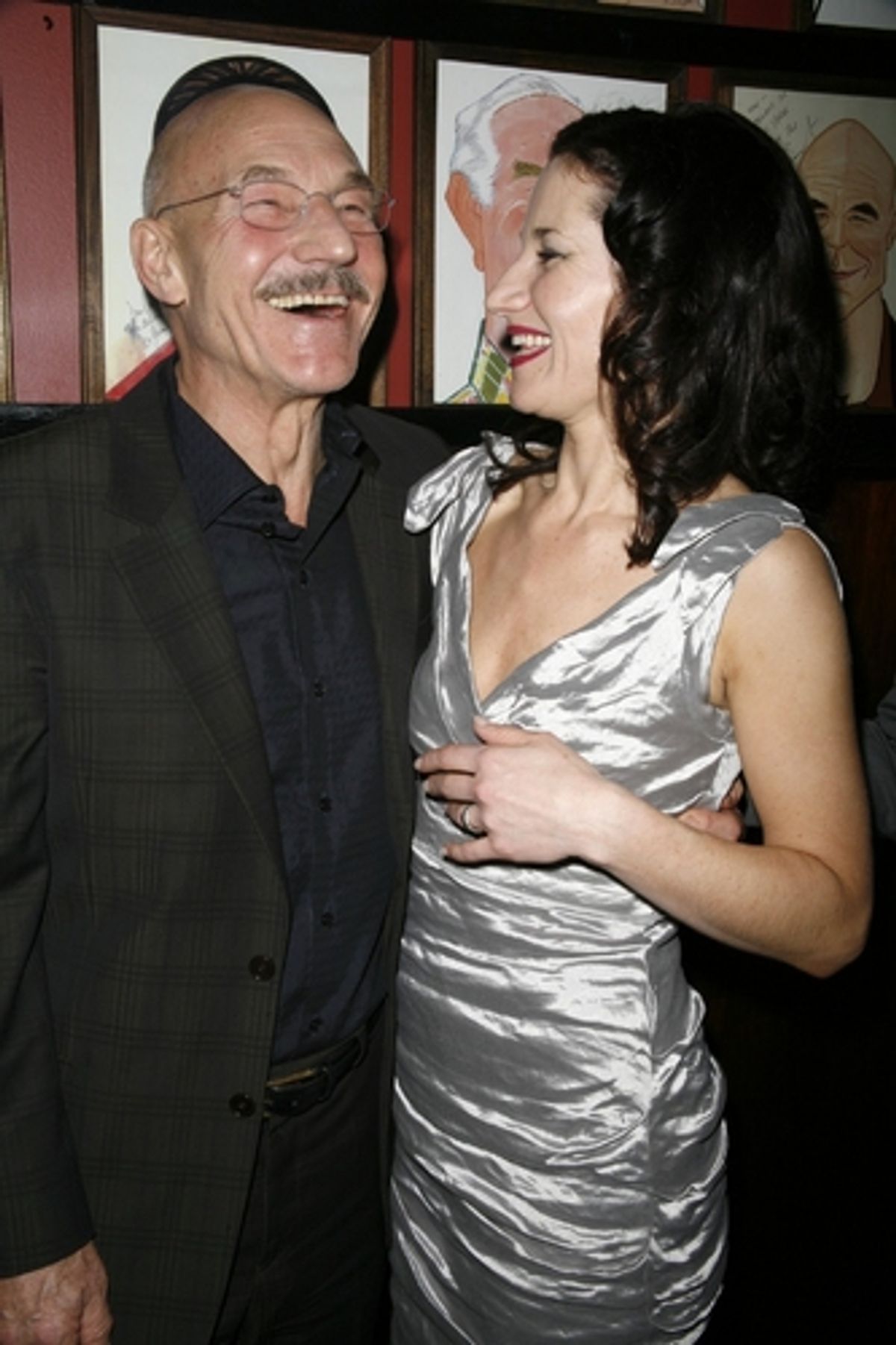 Patrick Stewart and Kate Fleetwood

 at 