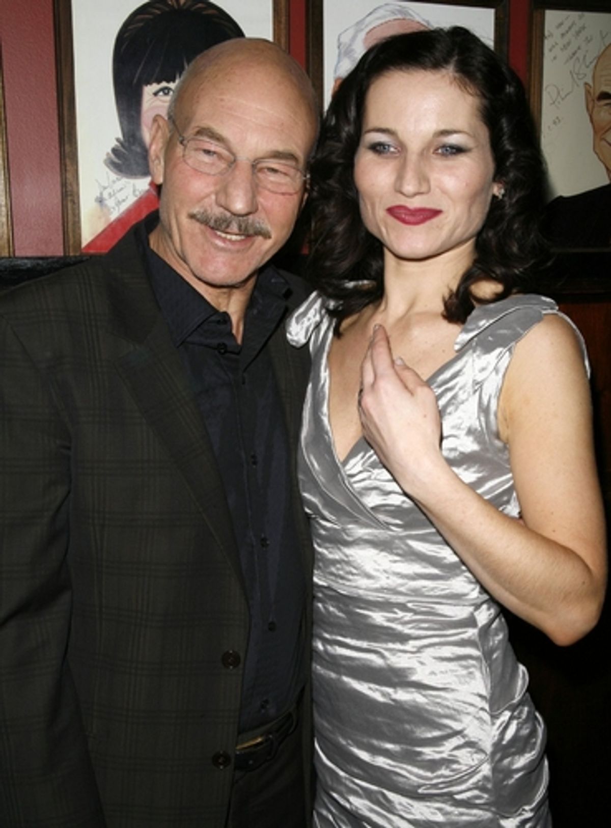 Patrick Stewart and Kate Fleetwood

 at 