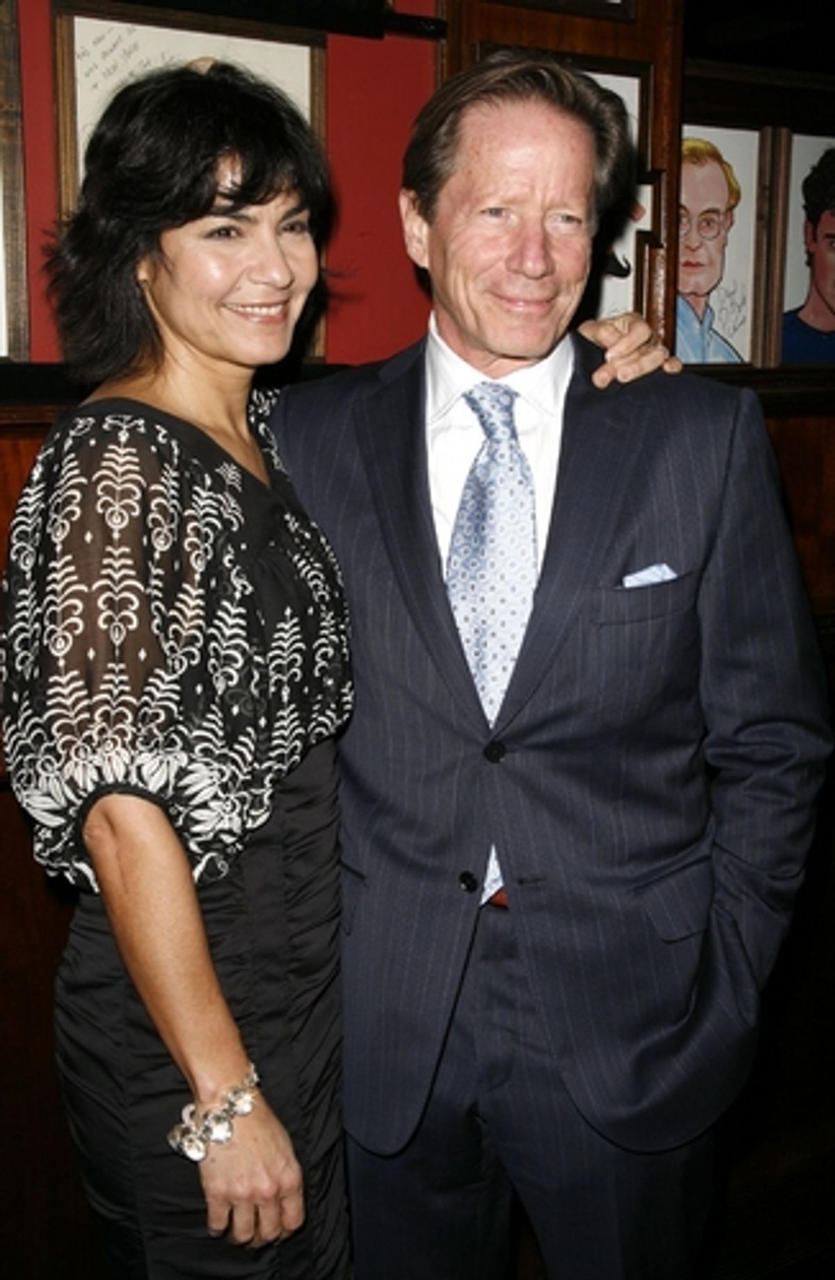 Rachel Ticotin and Peter Strauss
 at 