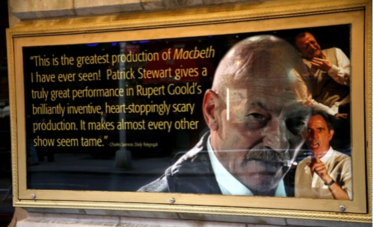 Macbeth Poster at Macbeth Opening Night Arrivals