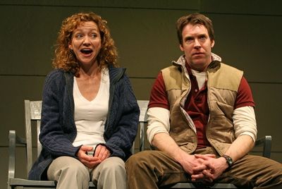 Julie White and Brian Hutchison Photo