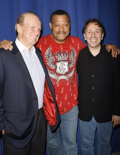George Stevens, Laurence Fishburne and Leonard Foliga Photo