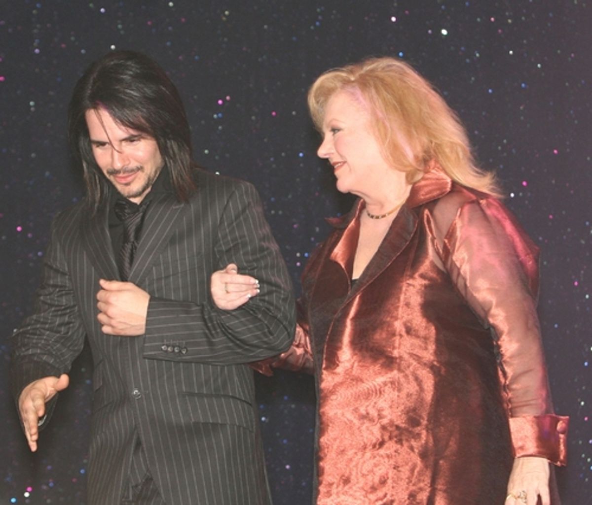 Hal Sparks and past President Gay Blackstone at 