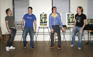 Jesse JP Johnson, Andrew C. Hall, Steven Booth and Adam Halpin Photo