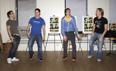 Jesse JP Johnson, Andrew C. Hall, Steven Booth and Adam Halpin Photo
