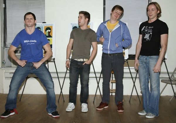 Andrew C. Hall, Jesse JP Johnson, Steven Booth and Adam Halpin Photo