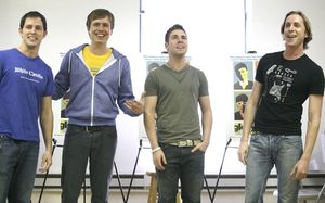 Andrew C. Hall, Steven Booth, Jesse JP Johnson and Adam Halpin Photo