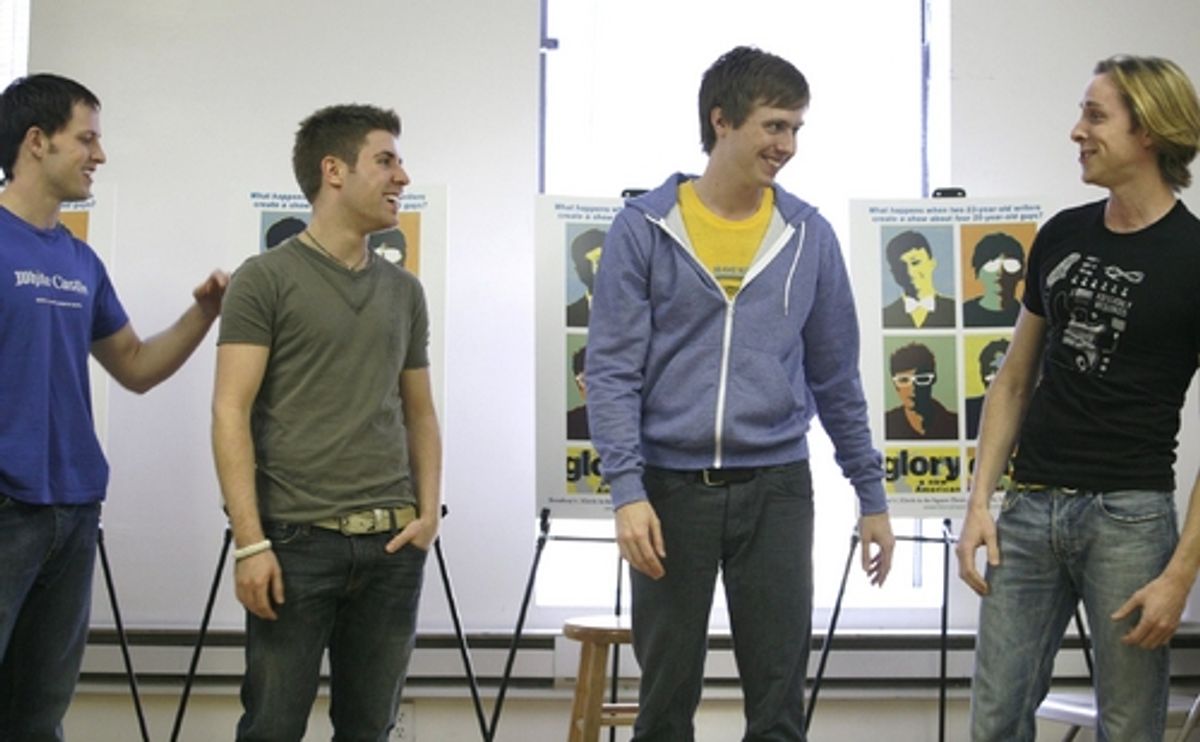 Andrew C. Hall, Jesse JP Johnson, Steven Booth and Adam Halpin at 