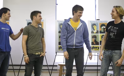 Andrew C. Hall, Jesse JP Johnson, Steven Booth and Adam Halpin Photo