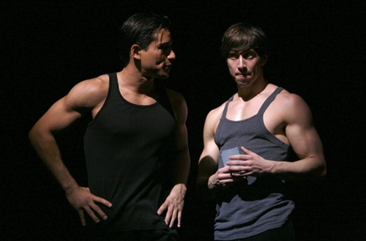 Mario Lopez and Nick Adams at 