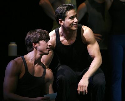 Nick Adams and Mario Lopez Photo