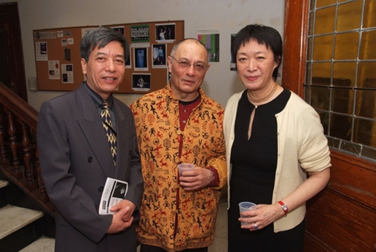 Deputy Ambassador Bui The Giang, Ernest Abuba, Pan Asian Artistic Director Tisa Chang at 