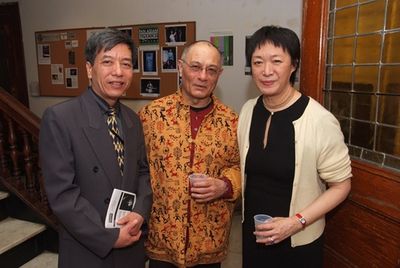 Deputy Ambassador Bui The Giang, Ernest Abuba, Pan Asian Artistic Director Tisa Chang Photo